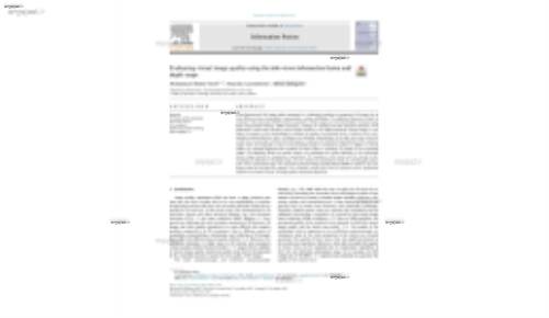 Evaluating virtual image quality using the side-views information fusion and depth maps